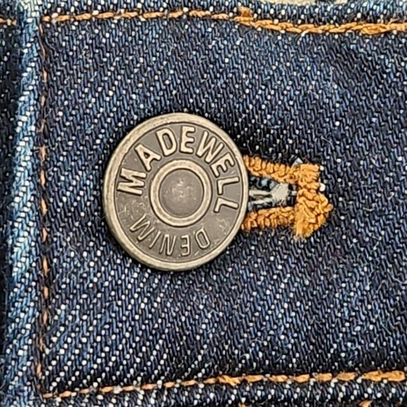 Madewell '90s Straight Jeans Men's 31x31 Dark NEW Straight Leg Relaxed Stretch - Picture 11 of 16
